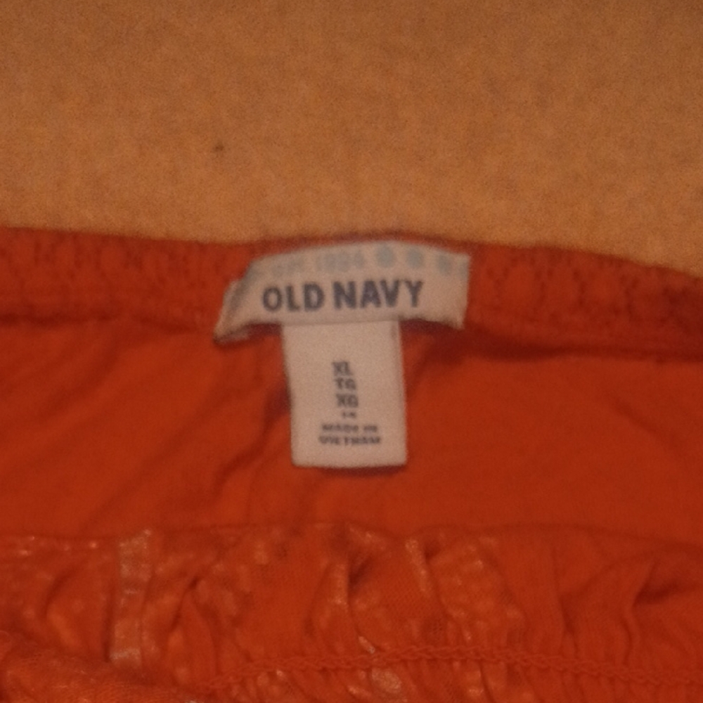 Old Navy Vibrant Orange Apparel